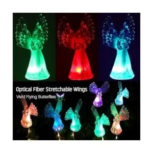 Luces solares de ángel al aire libre regalos de jardín de_3