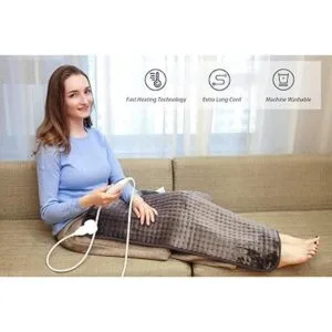 Ruqiji Almohadilla de calefacción de tamaño king XXXL de