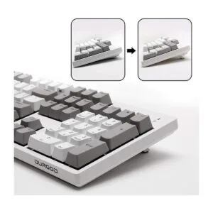 Durgod Teclado mecánico Taurus K310 104 teclas de tamaño