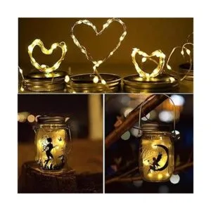 Luces solares mejoradas para tapa de tarro paquete de 10_4