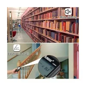 Huepar Medida de distancia láser de 165 pies con batería