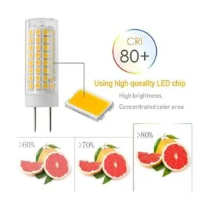 GY8.6 Bombilla LED G8 de 7 W repuesto de bombilla
