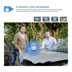 Cámara de respaldo de 10 pulgadas cámara de tablero con_4