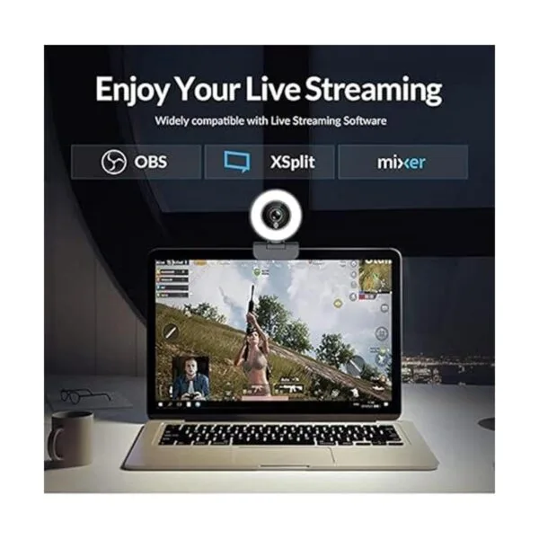 Angetube Streaming 1080P HD Cámara web integrada con_4