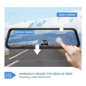 Cámara de respaldo de 10 pulgadas cámara de tablero con_2