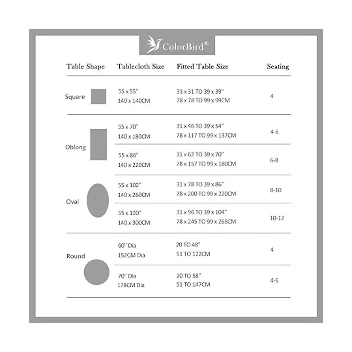 ColorBird Mantel de lino de algodón con estampado de