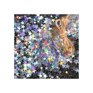 HESTYA Confeti de estrella con purpurina de 1.27 onzas