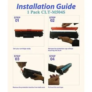 ColorPrint Cartucho de tóner compatible con 504S para