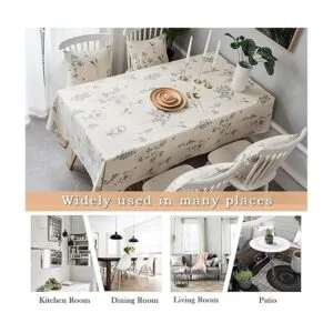 ColorBird Mantel de lino de algodón con estampado de