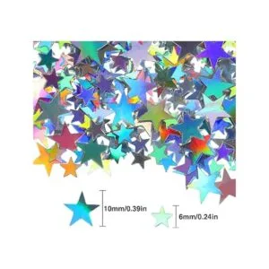 HESTYA Confeti de estrella con purpurina de 1.27 onzas