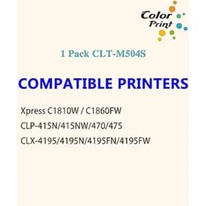 ColorPrint Cartucho de tóner compatible con 504S para