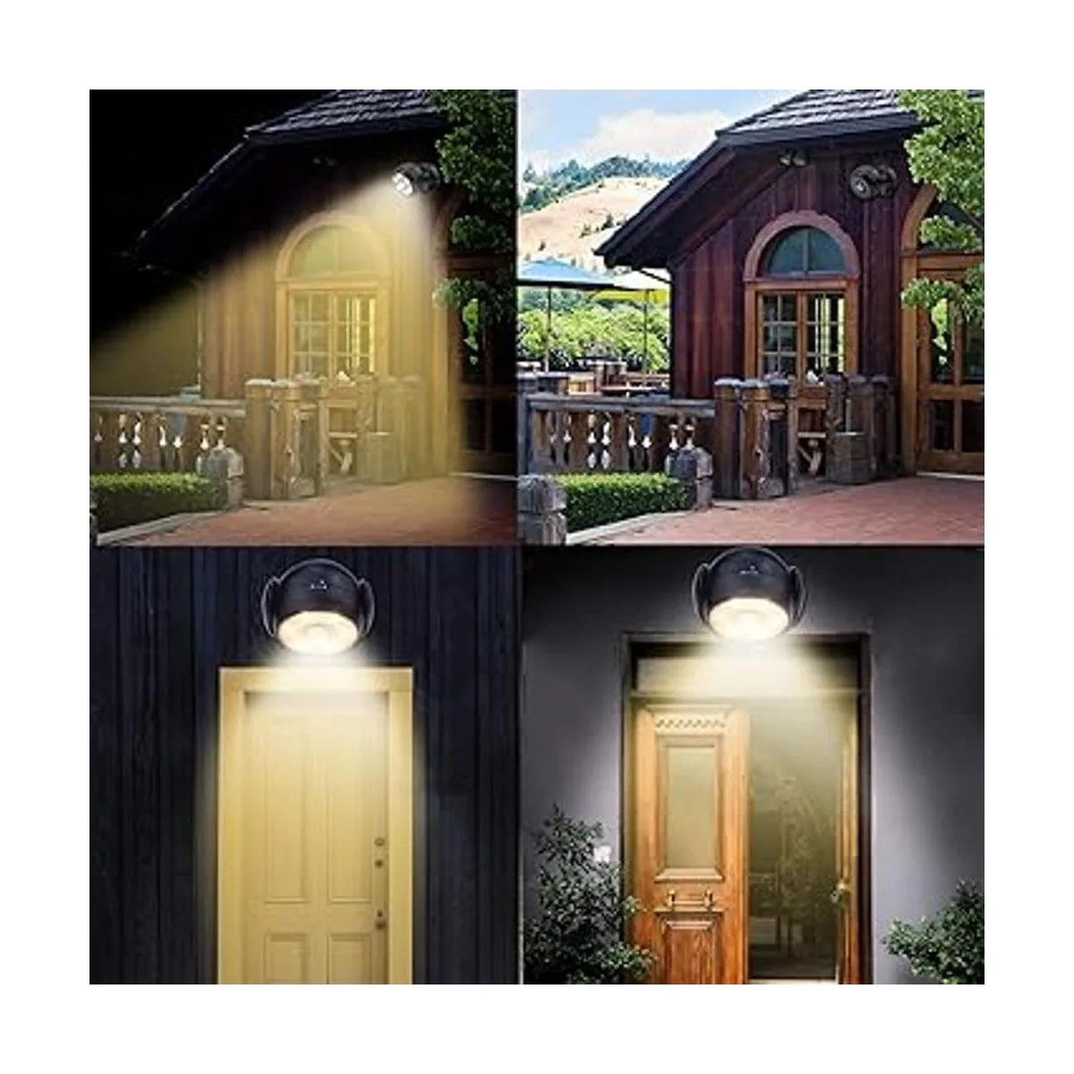 BIGLIGHT Foco con sensor de movimiento funciona con pilas