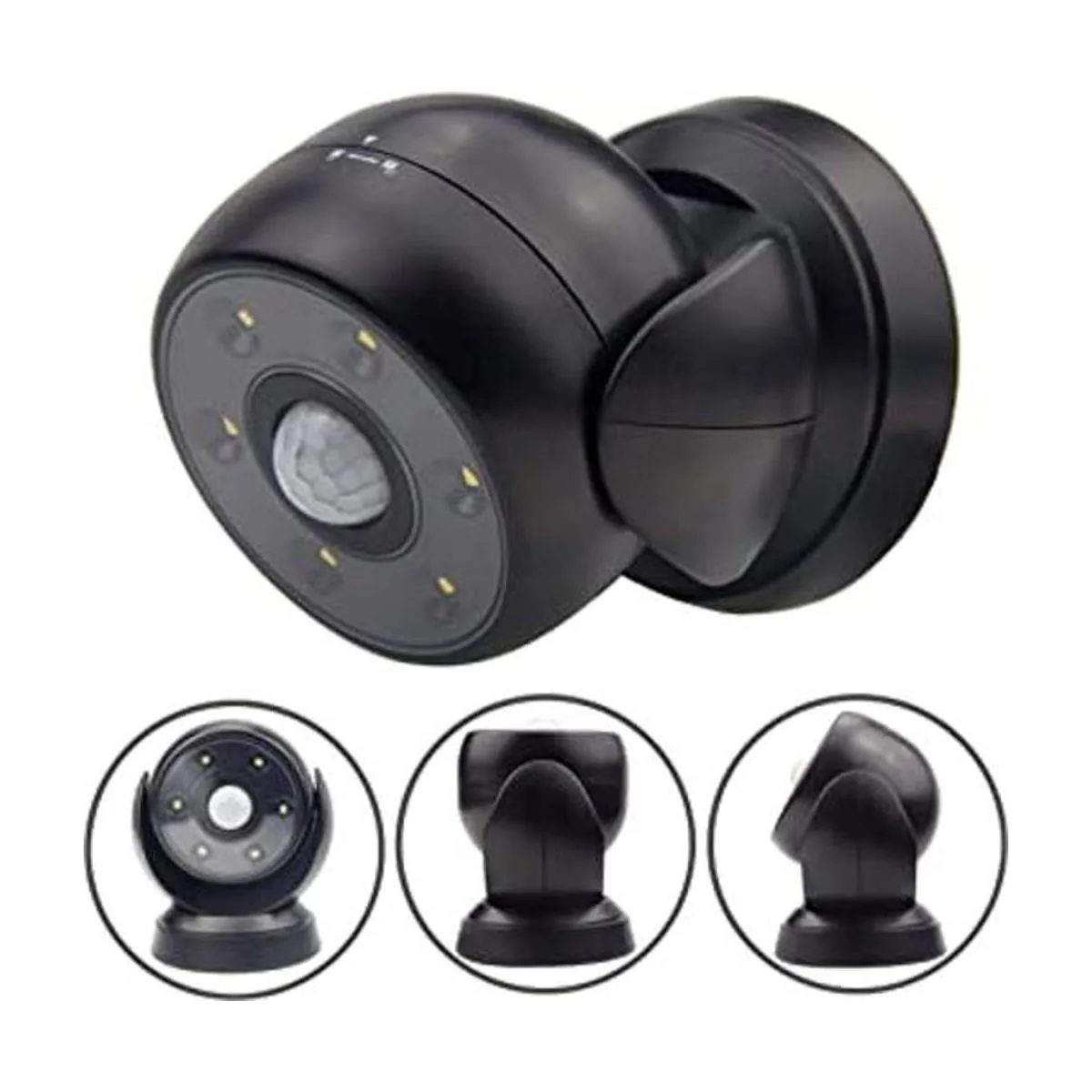 BIGLIGHT Foco con sensor de movimiento funciona con pilas