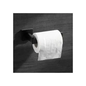 HITSLAM Soporte de papel higiénico negro mate soporte de_4
