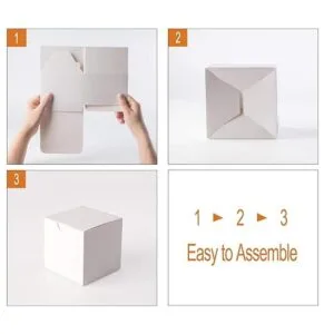 Giftol Caja de regalo 20 unidades 8 x 8 x 4 pulgadas