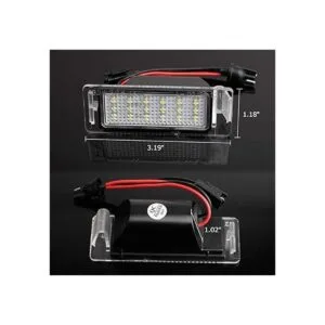 RUXIFEY Lámpara LED para placa de matrícula con_4
