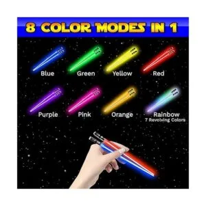 Palillos de sable de luz con luz LED brillante de Star