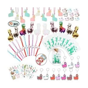 Llama Party Favors Supplies Llama Pulsera Anillo Collar_1