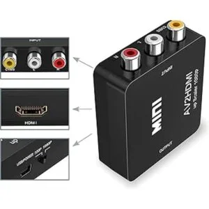ABLEWE 1080P Mini RCA compuesto CVBS adaptador de_3