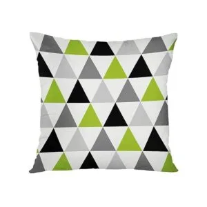 ArtSocket Juego de 4 fundas de almohada de color verde_3