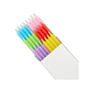 Blue Panda Velas de número 0 9 con portavelas 34