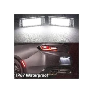 RUXIFEY Lámpara LED para placa de matrícula con_2