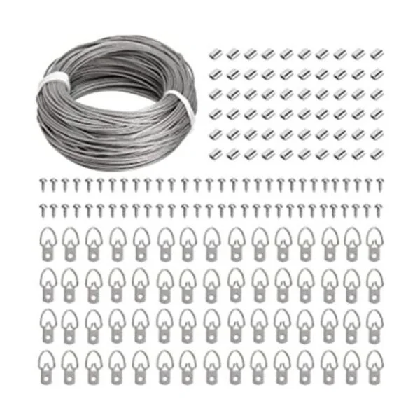 Kit para colgar cuadros Alambre colgante de acero