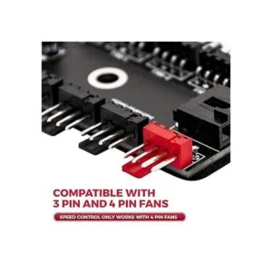 Chassis Fan Hub Refrigeración CPU 10 Puertos 12 V Molex a_3