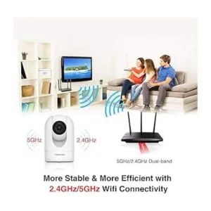 FOSCAM Cámara de seguridad para el hogar R4S 4MP 2K_3