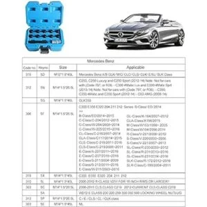 BELEY Juego de 12 tuercas de bloqueo de rueda para_2