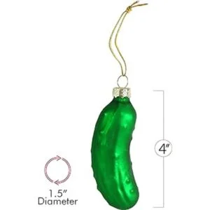 Ornativity Christmas Pickle Tree Ornament Traditional_5