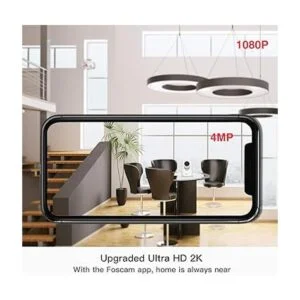 FOSCAM Cámara de seguridad para el hogar R4S 4MP 2K_5