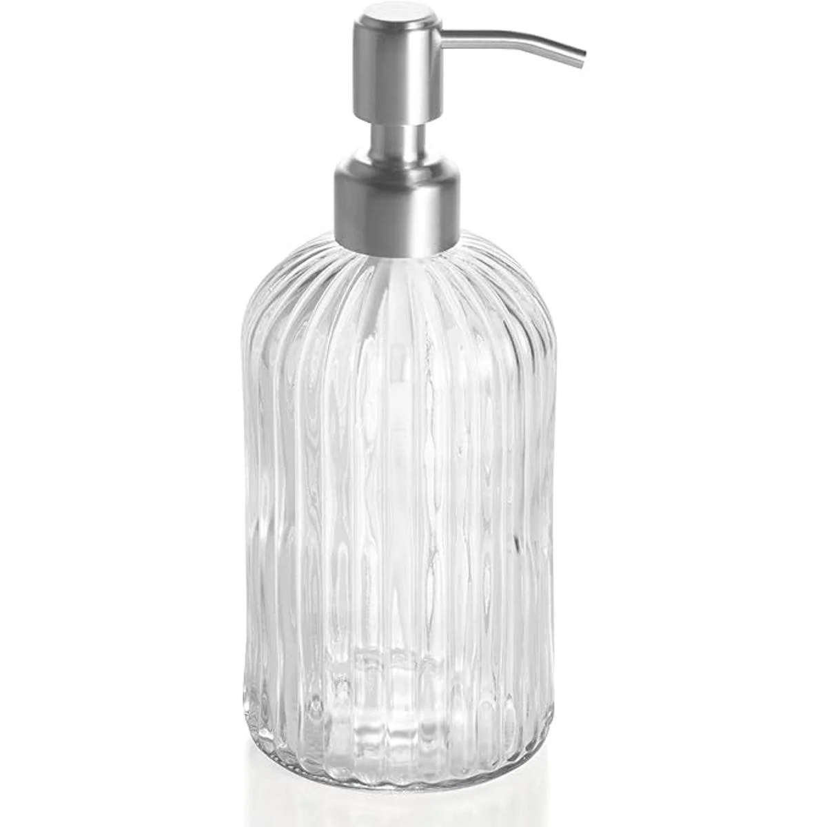 EasyTang Dispensador de jabón de vidrio transparente de 18_1