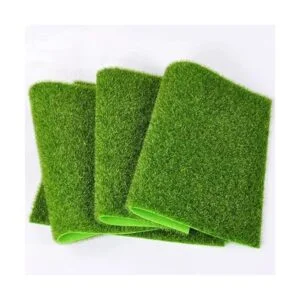 KISEER Paquete de 6 césped artificial en miniatura de 6 x