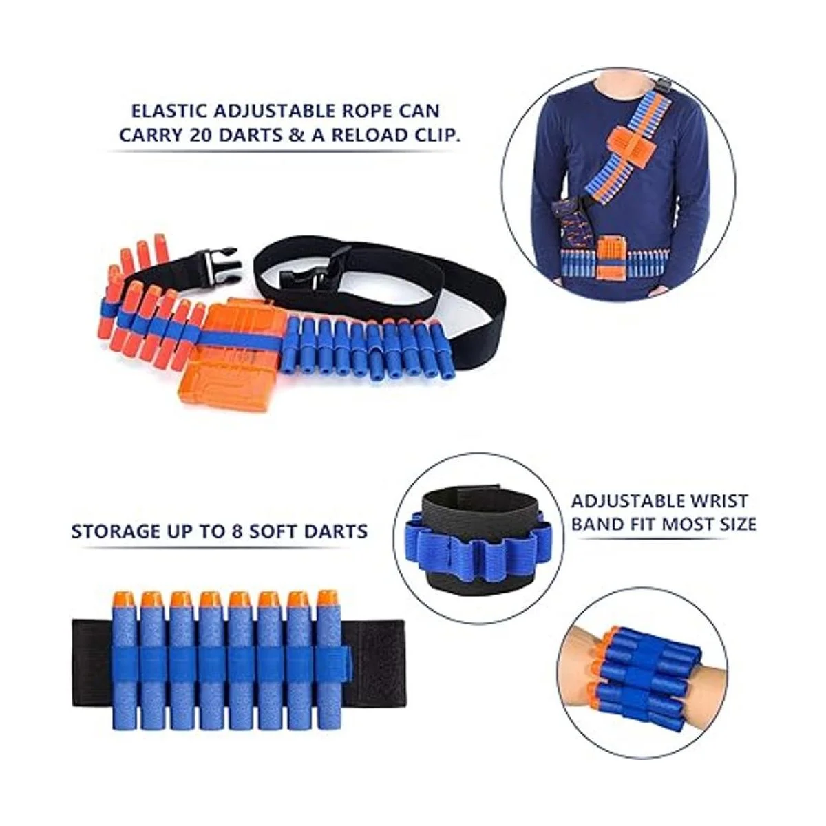 AILUKI paquete de 2 Kit de chaleco táctico para s_3