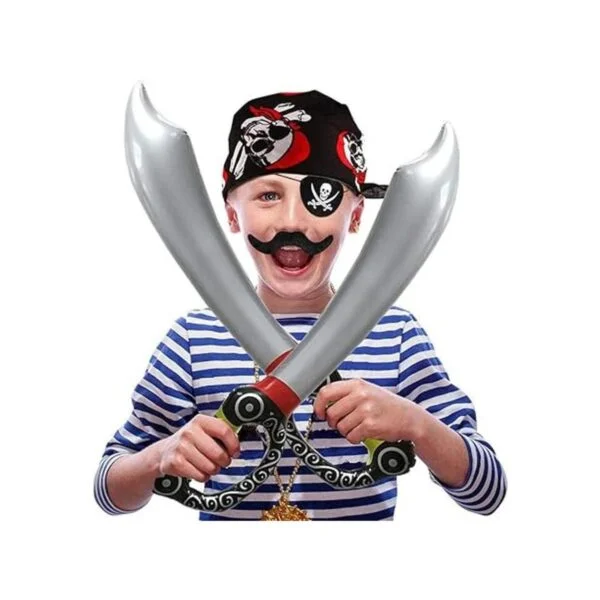 26 piezas de suministros de fiesta pirata Pirata Capitán_6