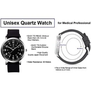 TICCI Reloj unisex de cuarzo para hombre y mujer números_2