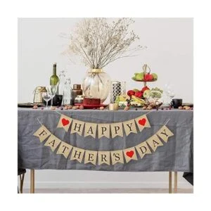 Fntacetik Bandera para el día del padre decoración del