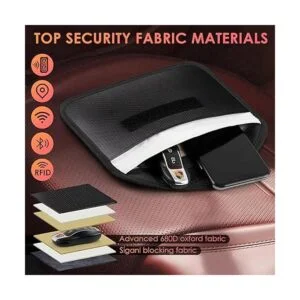 Faraday Paquete de 2 bolsas para llaves de coche y_2