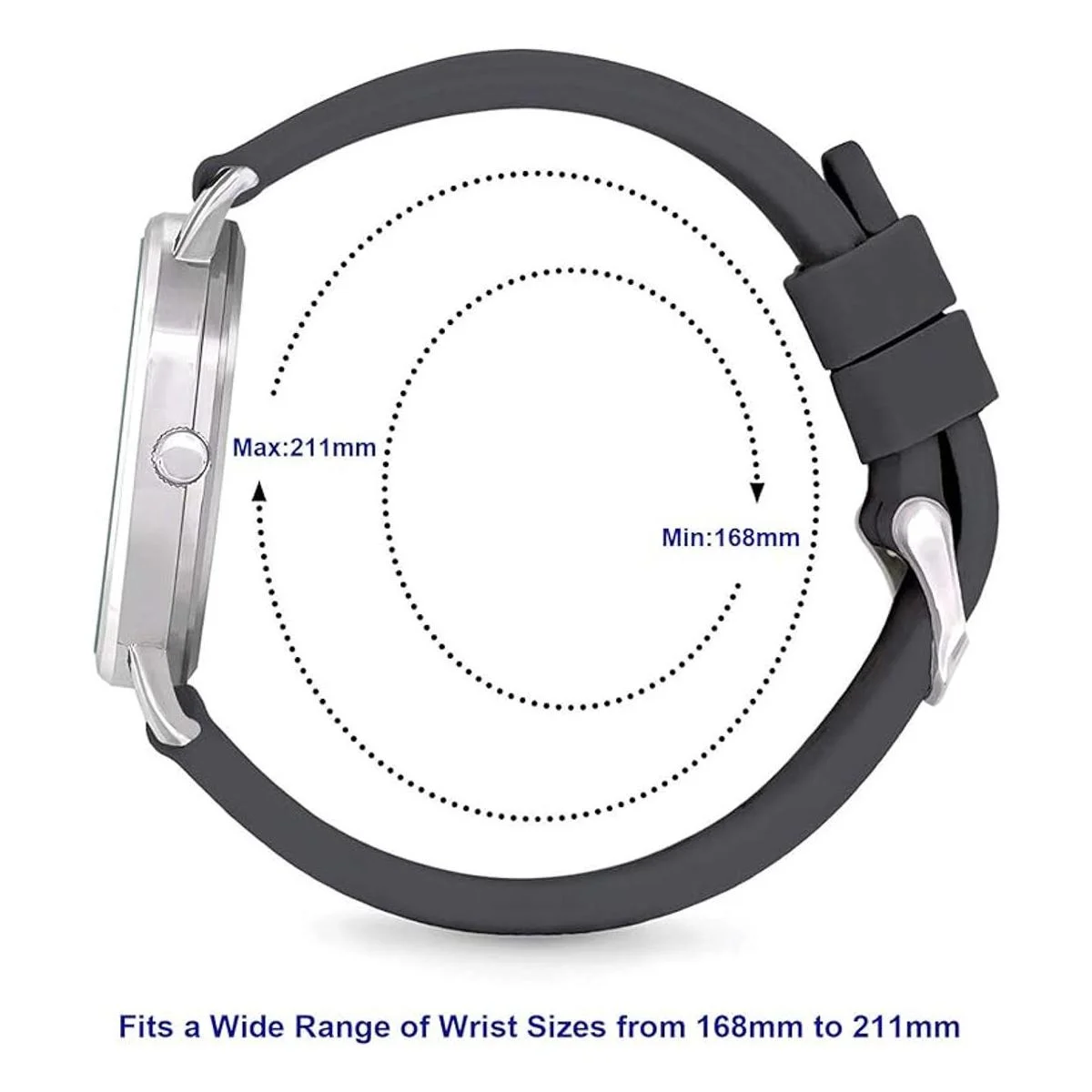 TICCI Reloj unisex de cuarzo para hombre y mujer números_3