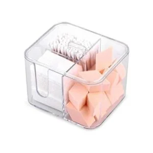 SUNFICON Organizador de almohadillas de algodón con bolas_2