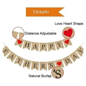 Fntacetik Bandera para el día del padre decoración del