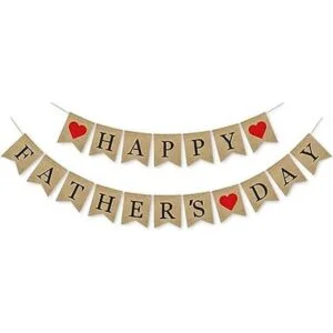 Fntacetik Bandera para el día del padre decoración del