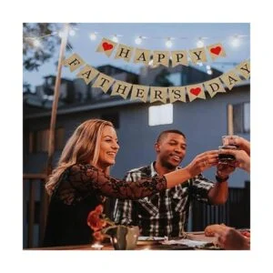 Fntacetik Bandera para el día del padre decoración del