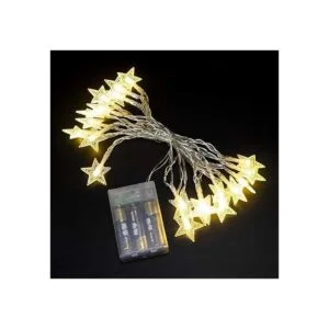 Guirnalda de luces de estrellas funciona con pilas 40_4