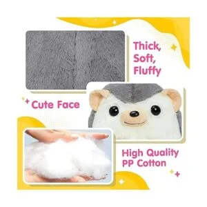 Bstaofy Juguete de peluche suave con luz de erizo de 10_5