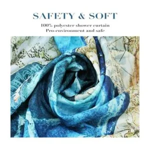 Final Friday Cortina de ducha con diseño de tortugas_5