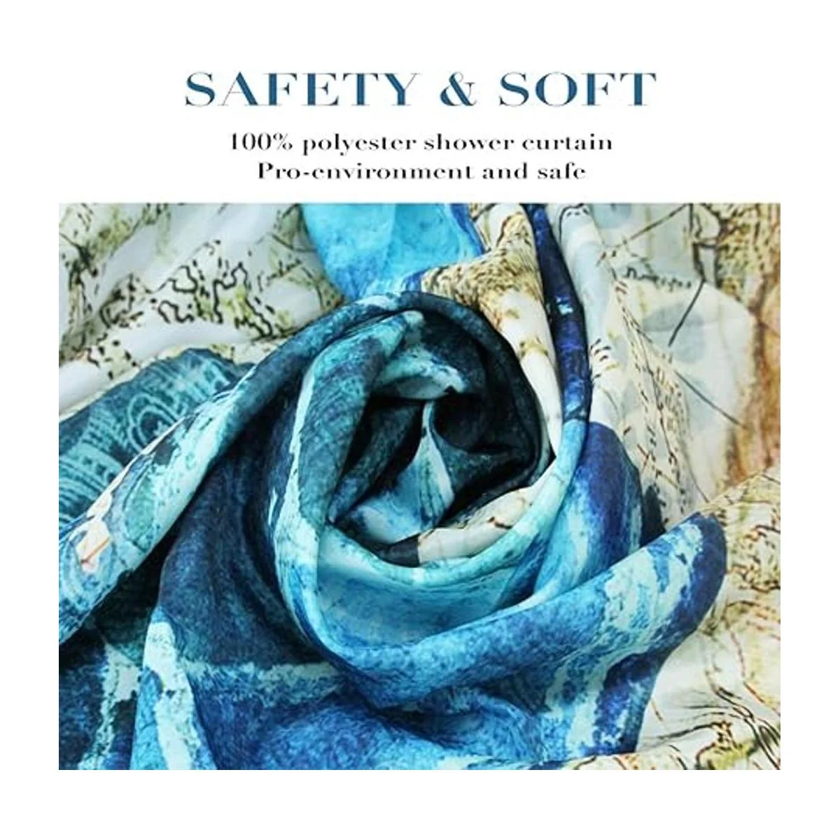 Final Friday Cortina de ducha con diseño de tortugas_5