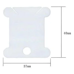 300 bobinas de hilo dental de plástico para cruz de hilo