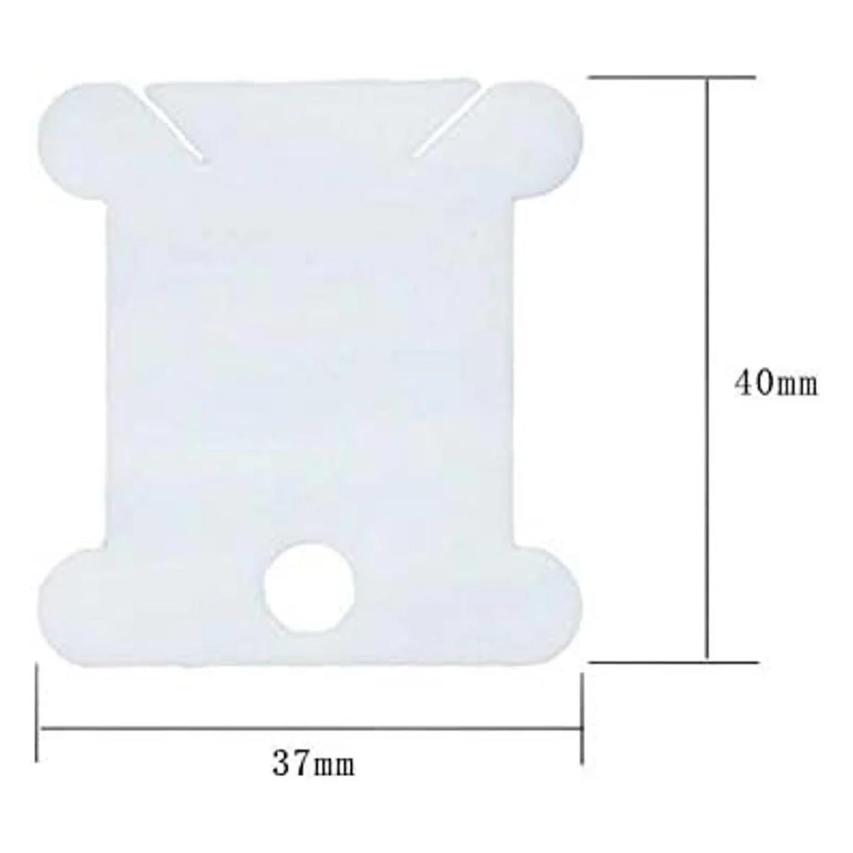 300 bobinas de hilo dental de plástico para cruz de hilo